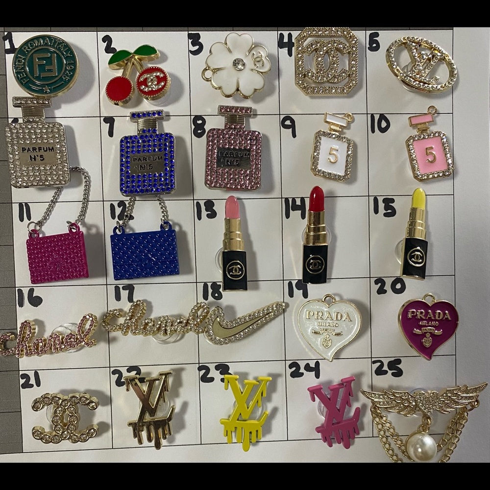 Designer jibbitz/charms for crocs